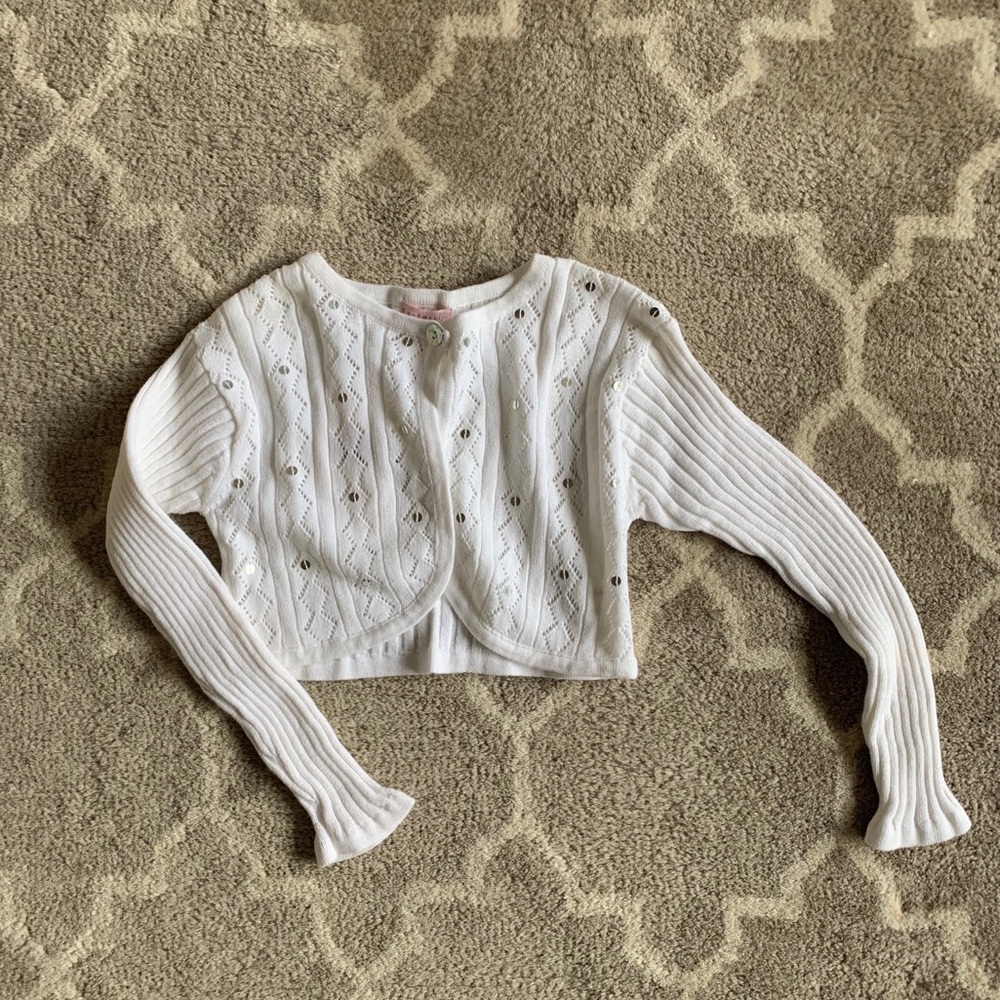 NWT Confetti of France shrug/cardigan
